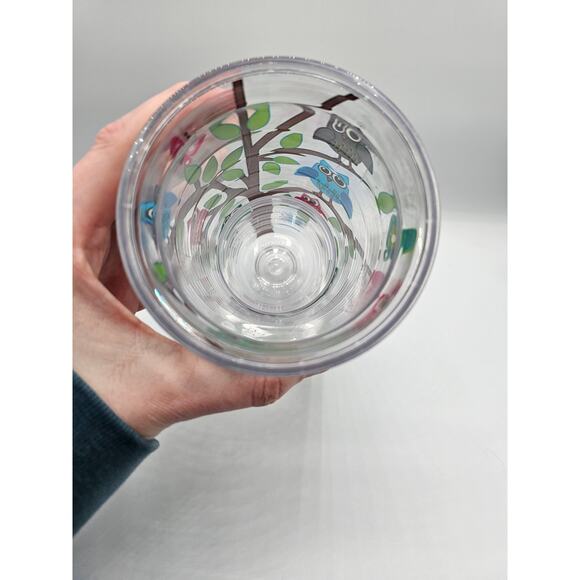 Tervis Insulated Plastic Tumbler NO LID Colorful Owl Print On Tree - Picture 4 of 5